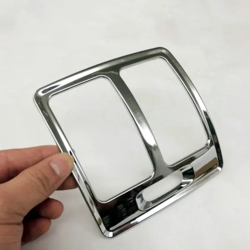 For Ford Escape Kuga 2017 2018 ABS Chrome Car Back Rear Air Condition outlet Vent frame Cover Trim Car Styling Accessories 1pcs