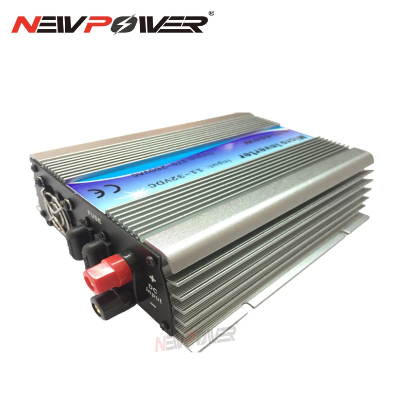 

Solar Grid Tie Inverter 600W Pure Sine Wave Converter 12V 24V (11V-32VDC) to 110V 220V (90-140VAC,190-260VAC) Micro inverter