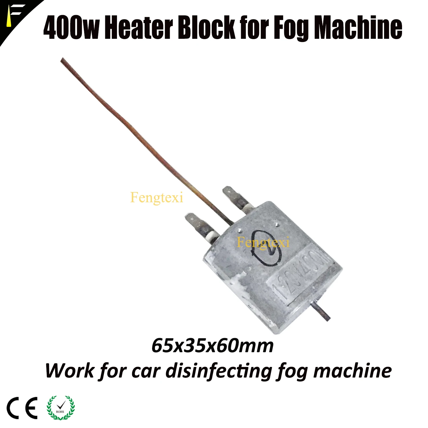 DIY Fog Machine 400W Smoke Fog Generator Heating Core Rod Steam Car Disinfection Machine Heat Block Body Rod Parts Heater