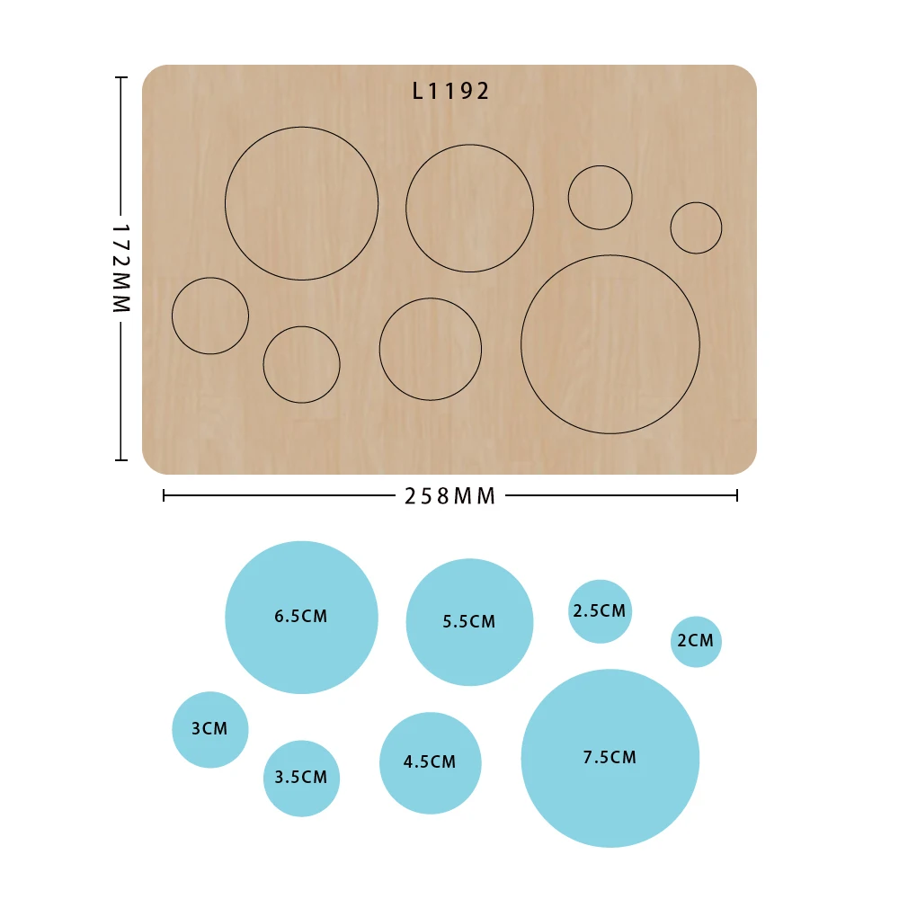 ★Product description: Please check the size of the wood block, molds more than 6 inch, will only fit Pro or plus