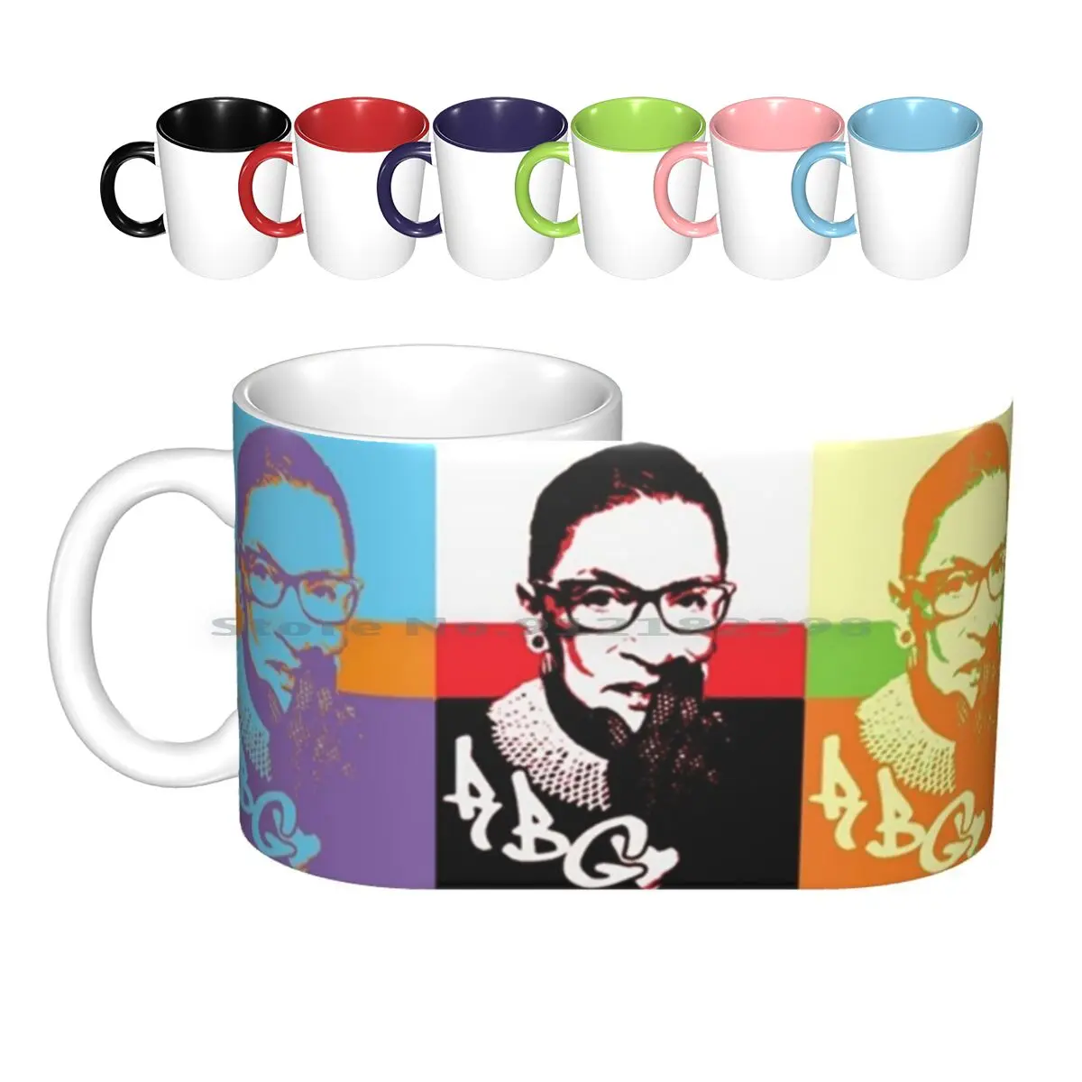 Rbg-I Dissent Ceramic Mugs Coffee Cups Milk Tea Mug Rbg Notorious Notorious Rbg Ruth Bader Ginsburg Womens Rights Feminist