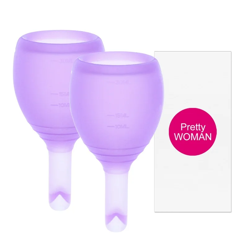 Women Menstrual Cup Lady Discharge Valve Menstrual Cup Feminine Hygiene Copa Menstrual Period Silicone Cup Menstrual