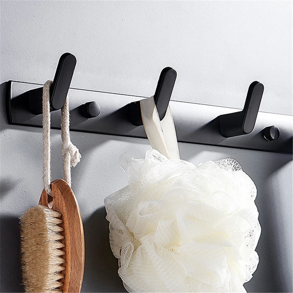 

Nordic Fashion Home Decor Coat Hook Organizer Double Hooks Hallway Bedroom Door Hat Clothes Rack Hanger Kitchen Toilet Wall Hook