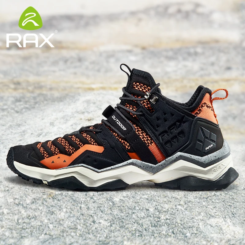 Rax Men  Hiking Shoes  Spring New Breathable Outdoor Sports Sneakers for Men Mountain Shoes Trekking Sports Shoes Male