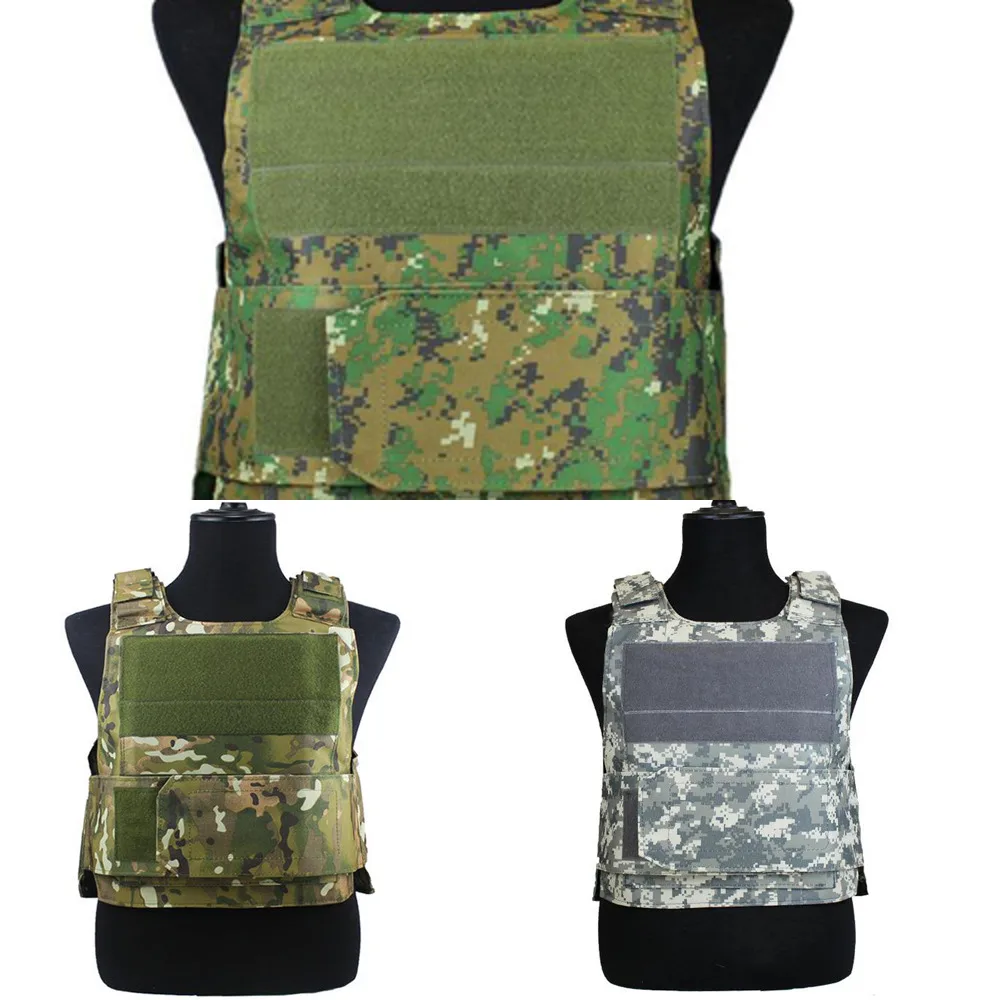 Tactical Vest Military Camouflage Body Armor Sports Wear Hunting Security Protective Vest Army Molle Vest With 7 Colors DYF005