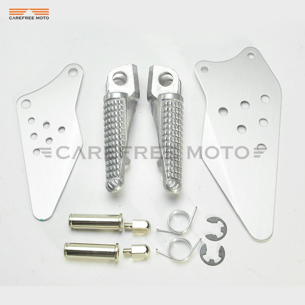 Motorcycle Front Footrest Foot Pegs Bracket Kit Moto Foot Rest Pedal case for KAWASAKI NINJA ZX6R ZX-6R 05-08 ZX636 05-06