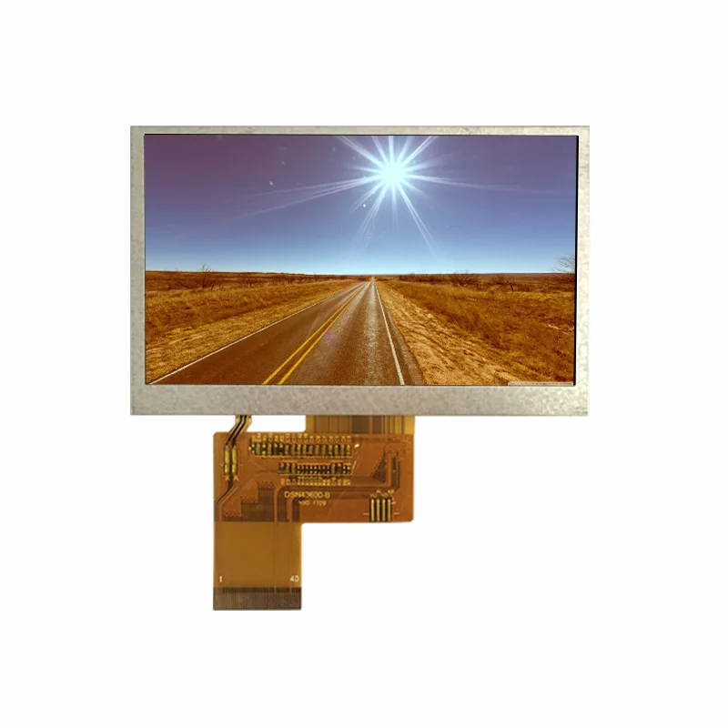 4.3 inch 480*272, OTA5180A, 16/18/24 bit RGB interface TFT LCD, Stock for sale and never end of supply Support small quantity