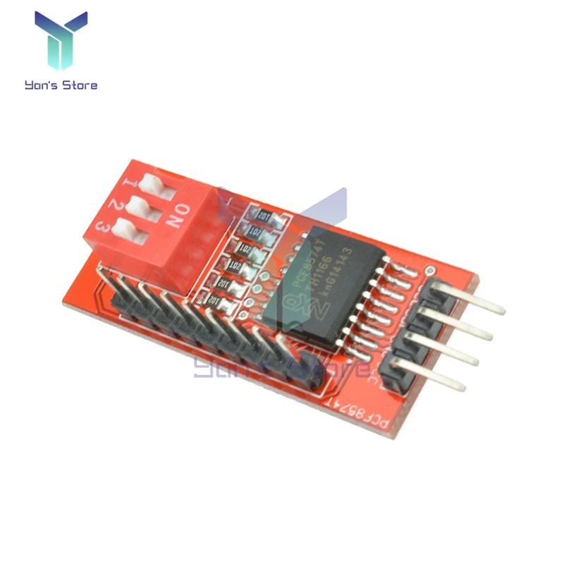 Diymore PCF8574 PCF8574T carte d'extension IO extenseur d'e/s Module de développement d'évaluation I2C niveau haut bas pour Arduino