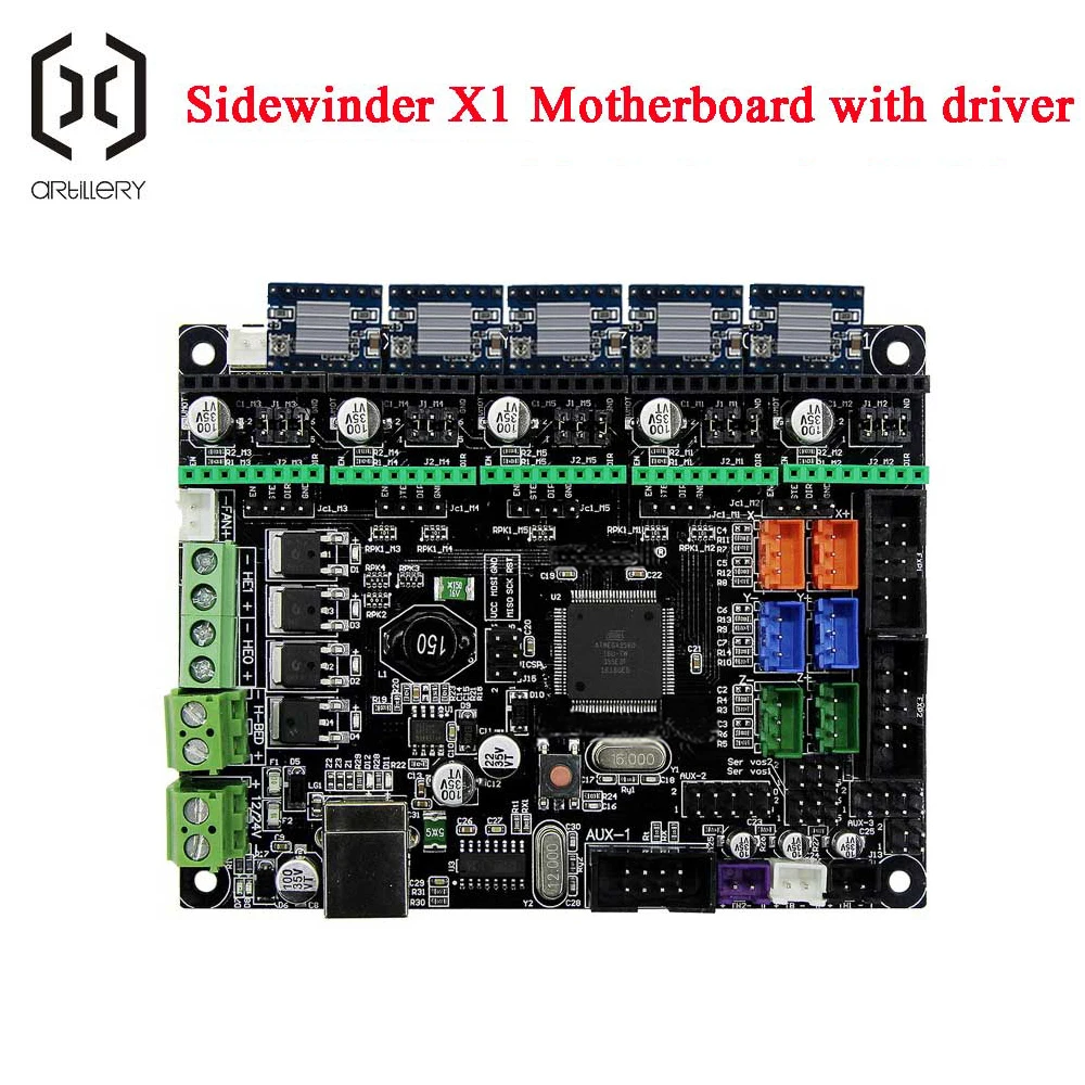 Artillery 3D Printer Sidewinder X1 And Genius 5 Pcs Driver And 8bit Motherboard Kit Original Authentic