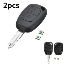 2pcs Car Button Remote Key Shell Cover Fob Case For Vauxhall for Opel Vivaro/Renault Movano Trafic Renault Kangoo Blank