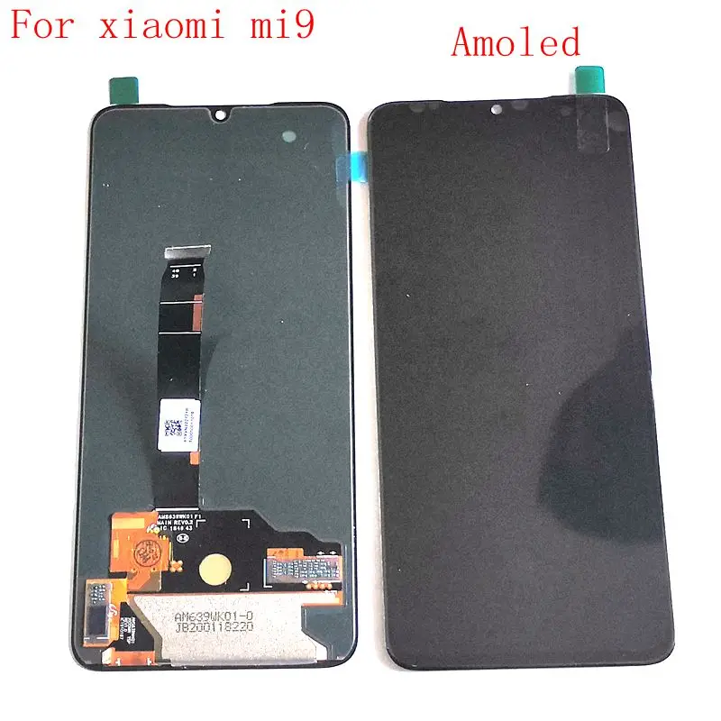 

Amoled For xiaomi mi9 Lcd display+touch Sensor Panel glass digitizer Full mi 9 pro replacement screen lcd M1902F1G
