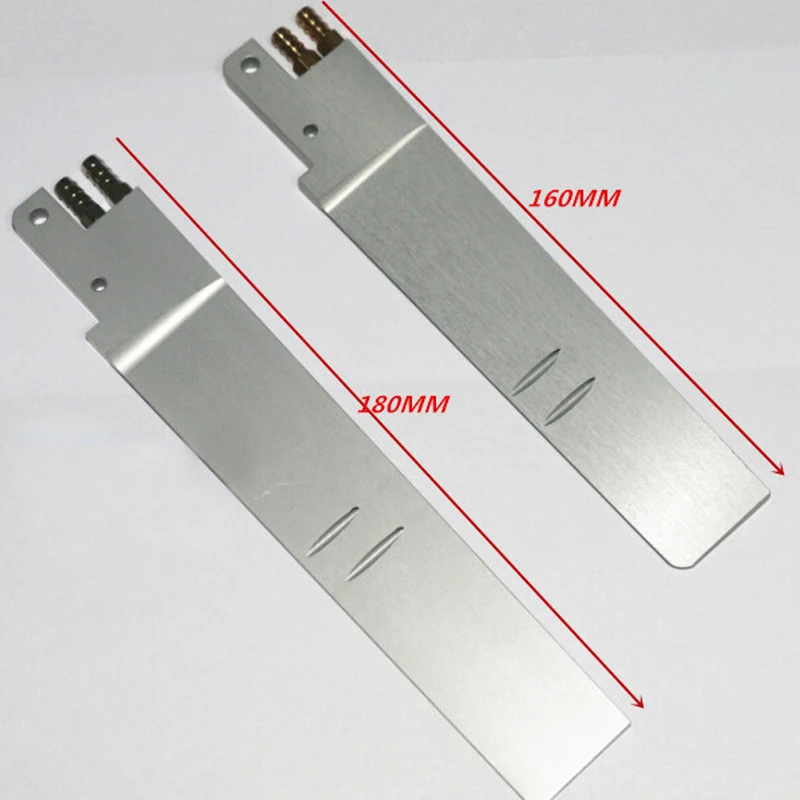 1PCS 160MM/180MM Suction Rudder Blade Double Inlet 6061 Aluminum Alloy for RC Gasoline Ship Model Racing O Boat Accessories