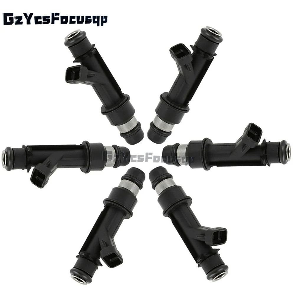 6PCS fuel injector kit 25323972 12586551 12586554 25322180 17123966 FJ318 25323971 Buick Chevrolet Pontiac 3.8 V6 2000-2005