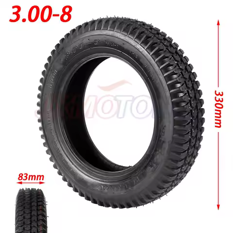 3.00-8 / 300-8 Tire 4PR tyre fits Gas and Electric Scooters Warehouse Vehicles Mini Motorcycle
