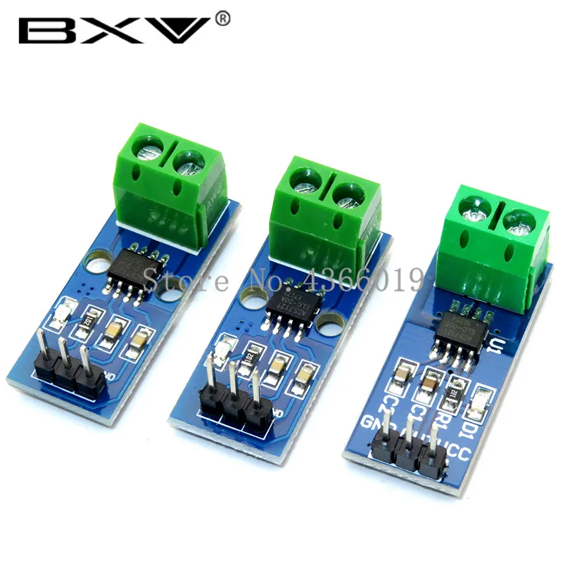 1PCS NEW 5A 20A 30A Hall Current Sensor Module ACS712 model for arduino