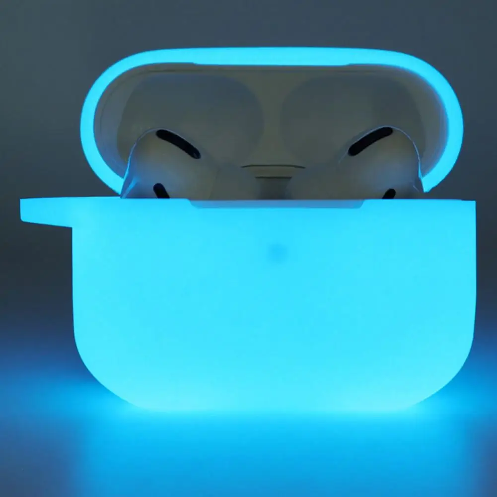 Silicone Case For Apple Pro Glowing In Dark Luminous Shockproof Protective Sleeve for Air Pods Pro Earphone Box