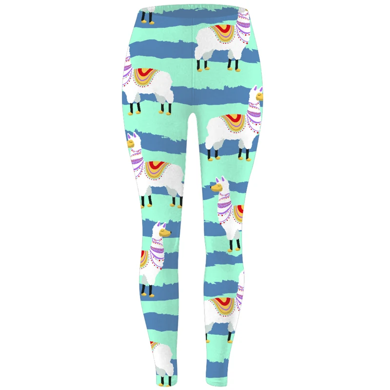 Donne animale gatto tigre cane ape dinosauro Legging stampa Leggins Fitness 80s femminile estetico sottile vita alta Plus Size pantaloni morbidi