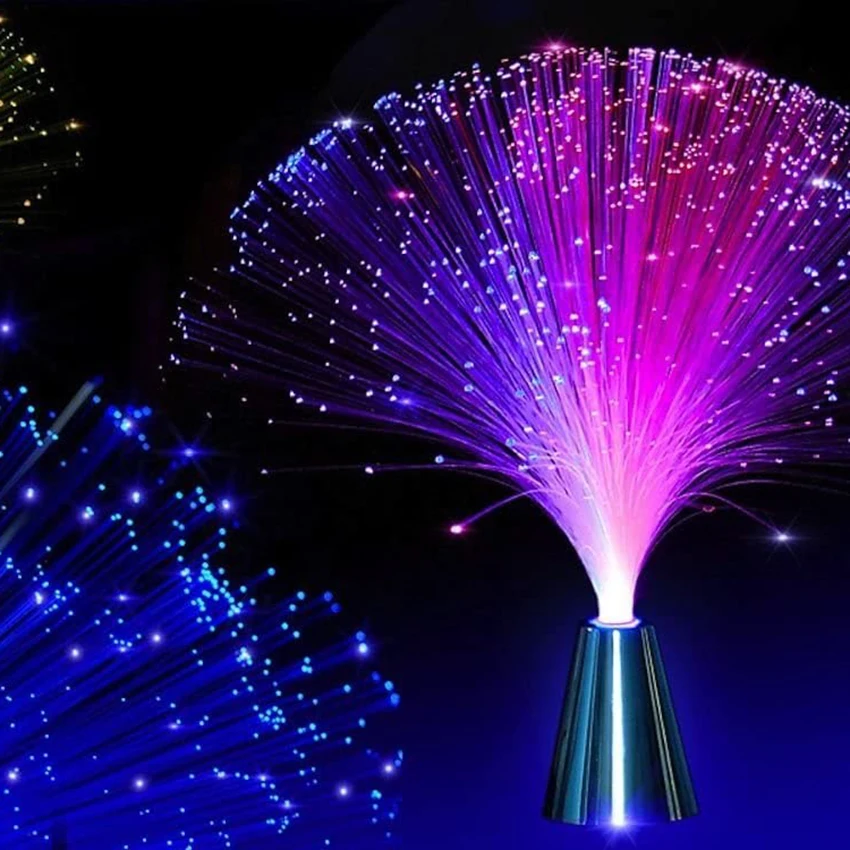 

Battery/USB Power Starry Sky Fiber Optic Lamp Romantic Atmosphere Colored Led Fiber Optic Light Christmas Party Valentine Decor