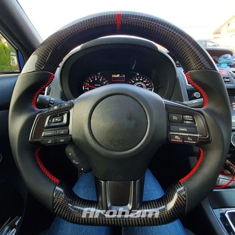

Высококачественный руль из углеродного волокна для Subaru WRX STI Levorg 2015, 2016, 2017, 2018, 2019