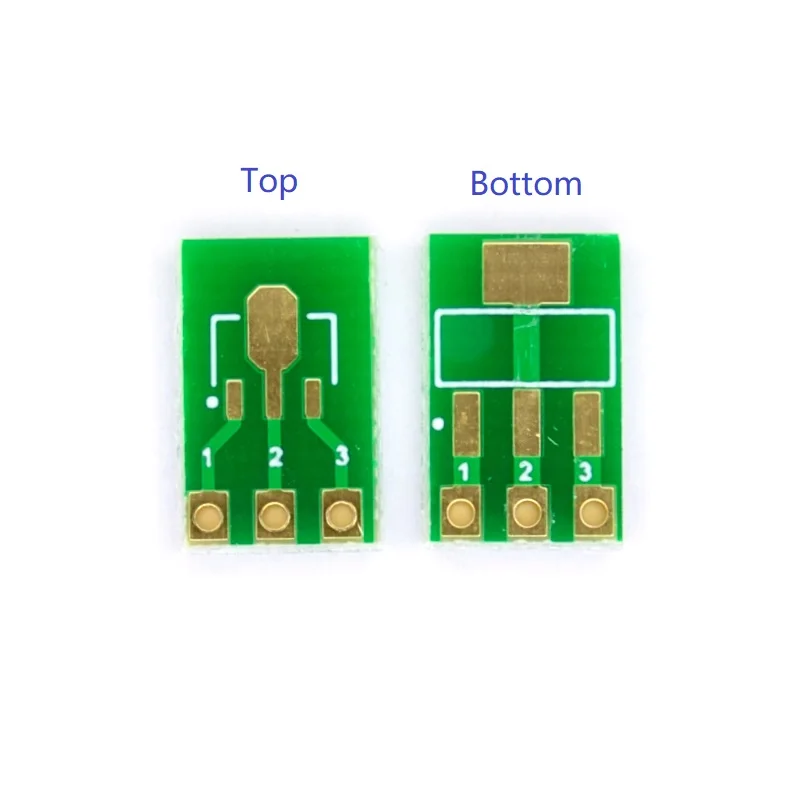 SOT89 to DIP sot223 to SIP3 SMT 어댑터 pcb 보드