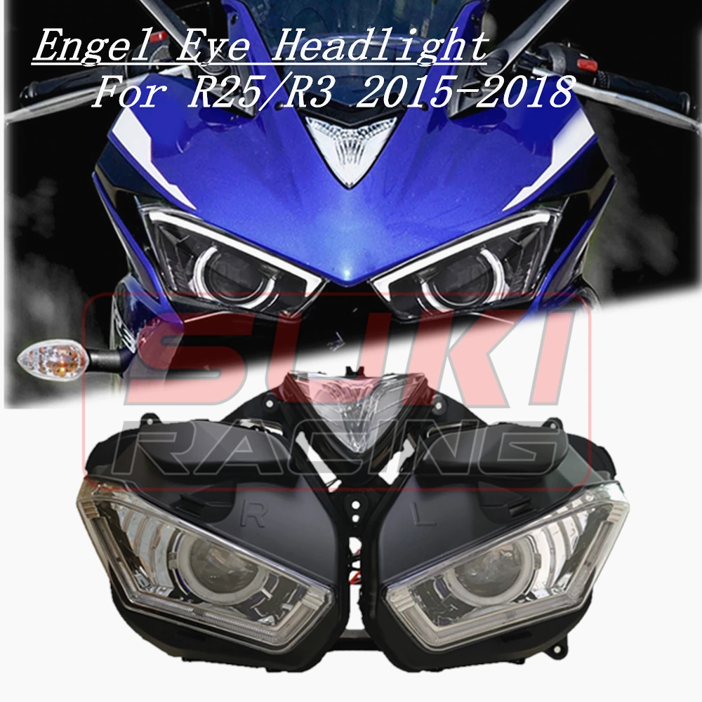 

Motorcycle Headlight Assembly Front Light For YAMAHA R25/R3 R25 R3 2015 2016 2017 2018 Headlamp Front Lamp Light