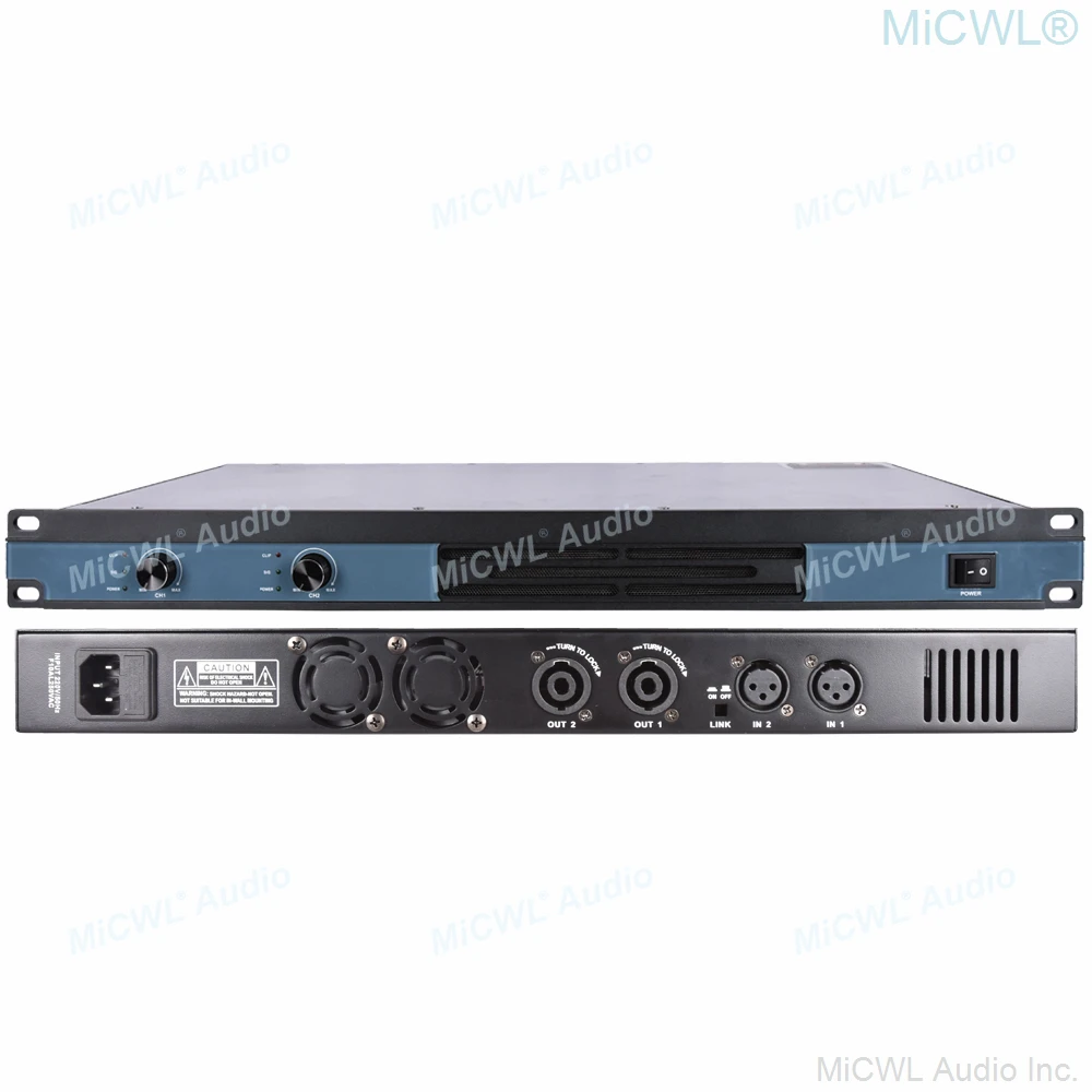 MiCWL الرقمية 1300 واط 2 قناة مكبر كهربائي 8Ω 1300 واط الصوت الصوت الميكروفونات XLR السلطة ديباجة أمبير مع حجم التبديل