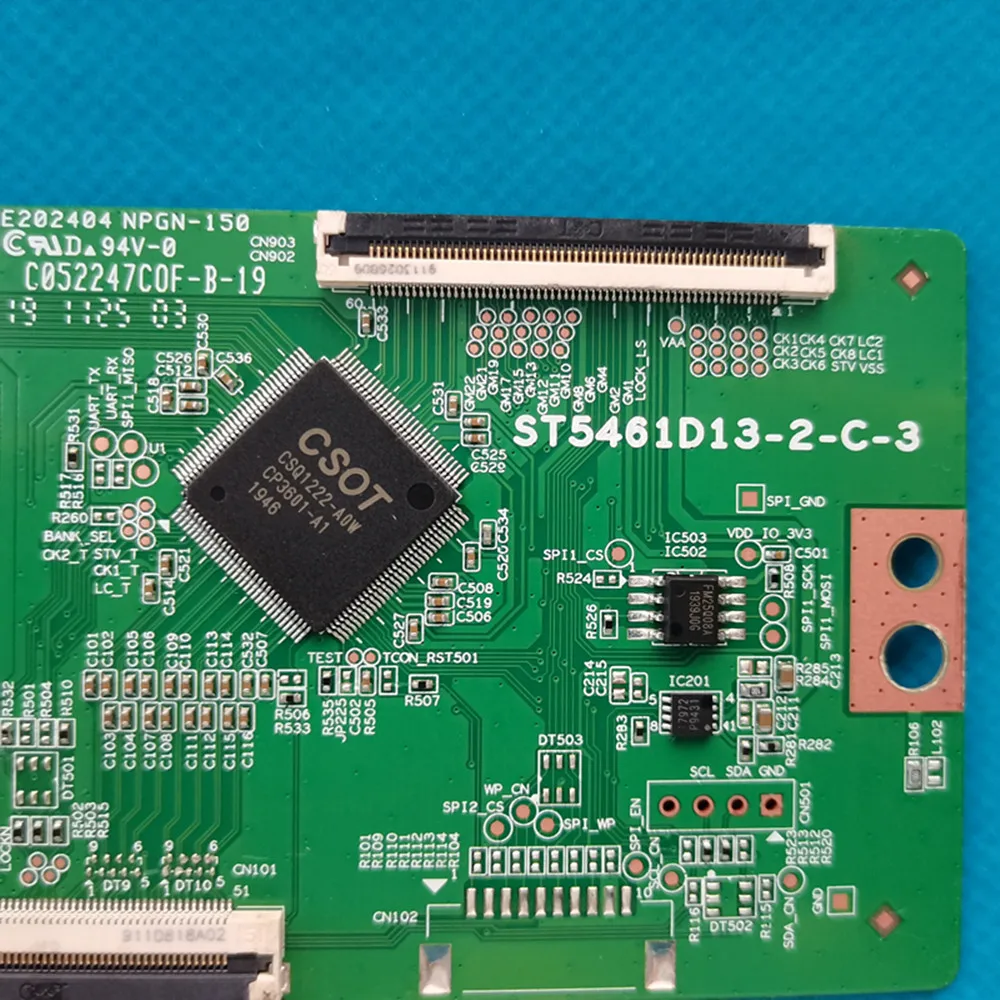 Bom teste placa lógica ST5461D13-2-C-3 34.29110.09l T-CON placa lvds para 55 polegada tv L55M5-ES L55M5-RK L55M5-EX ect.