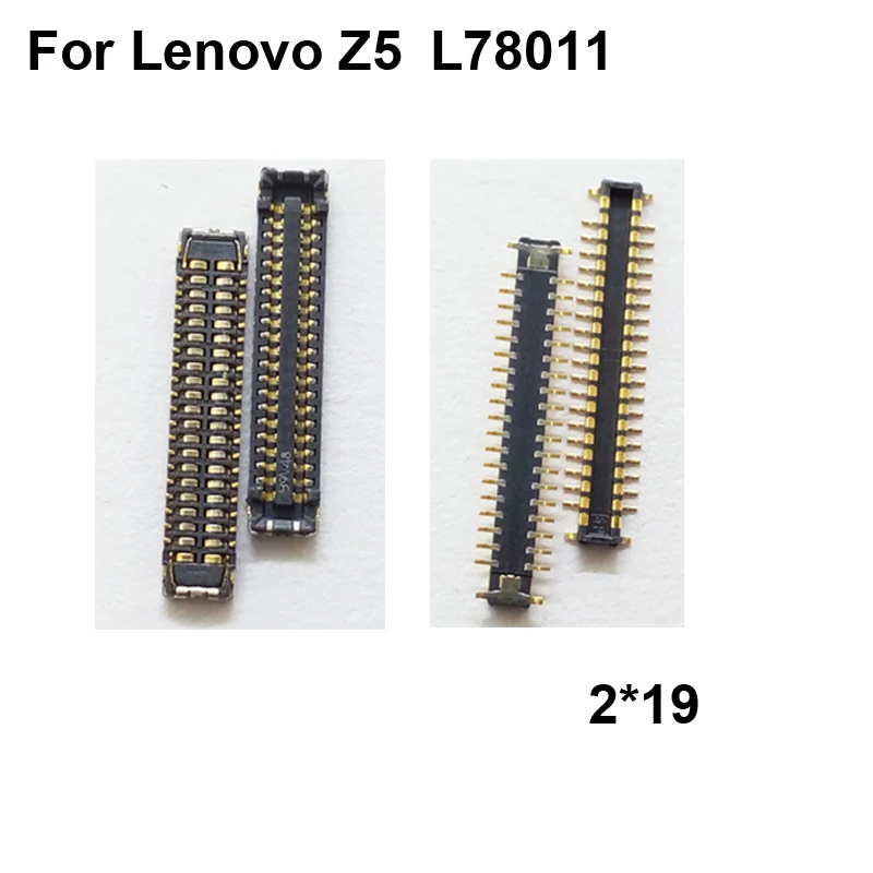 

2pcs Dock Connector Micro USB Charging Port FPC connector For Lenovo Z5 L78011 logic on motherboard mainboard For Lenovo Z 5