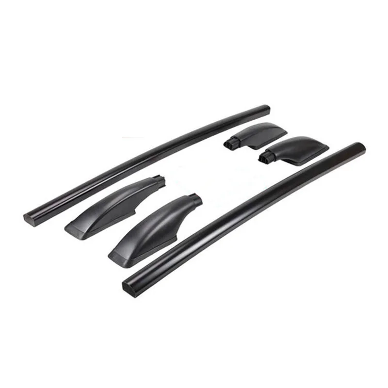 Fit For 2014 2015 2016 2017 Nissan Rogue X-Trail bar rail black Roof Rack Rails Bars Luggage Carrier 6pcs