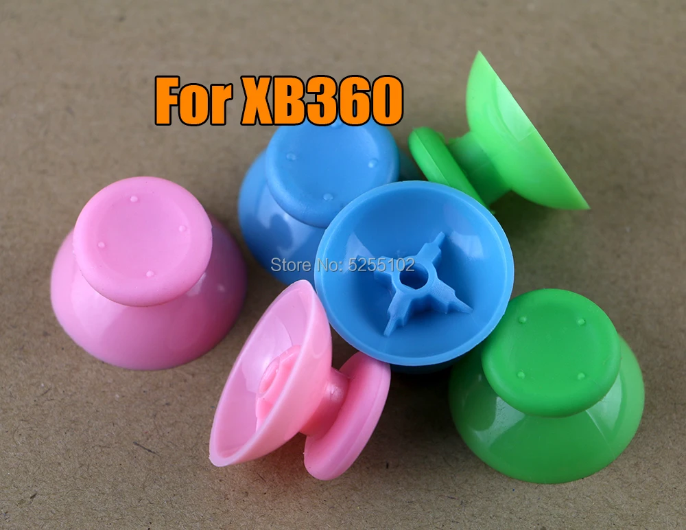 5pcs/lot New FOR XBOX 360 3D Analog Stick Cover Plastic Thumbstick Joystick Mushroom Cap For Xbox360 Wireless Controller