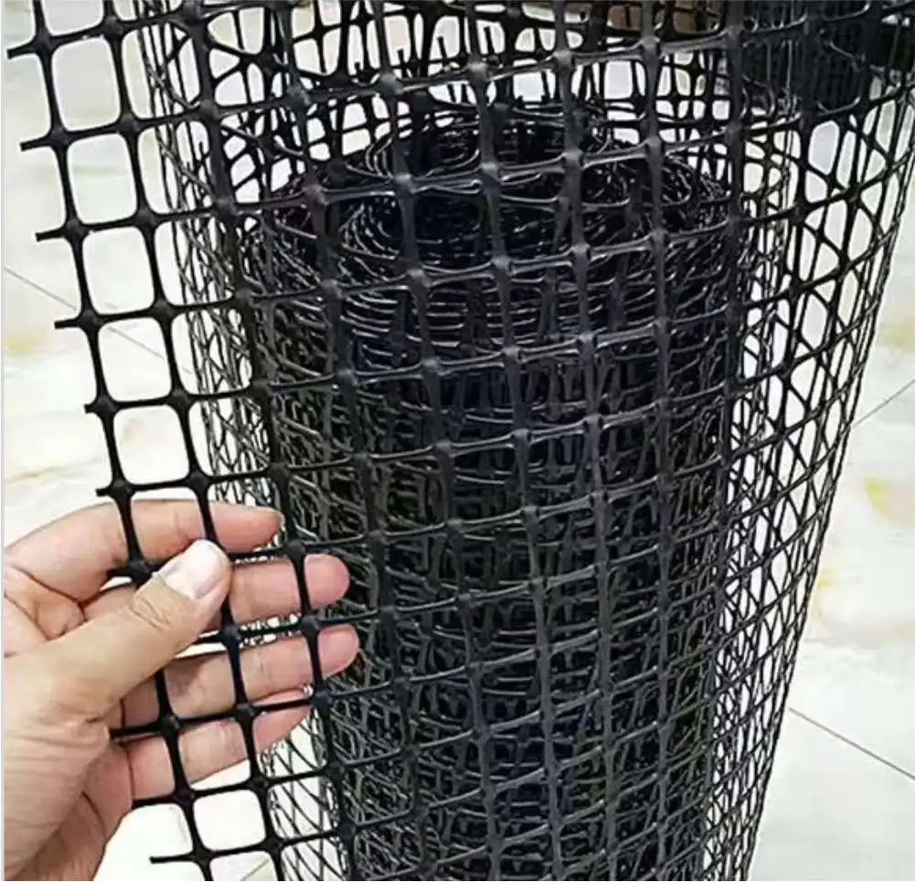 Garden Lattice Mesh Black Plastic Leakproof Mesh Net Cat Pet Chicken Ducks Fence Balcony Railing Stairs Protection Safety Net