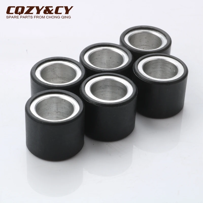 6pc Variator Racing Roller Weights 5gram 19x15.5 mm for GILERA Dna 50 Ice Runner Purejet 50 Storm Typhoon Eu2 50cc CM1102015