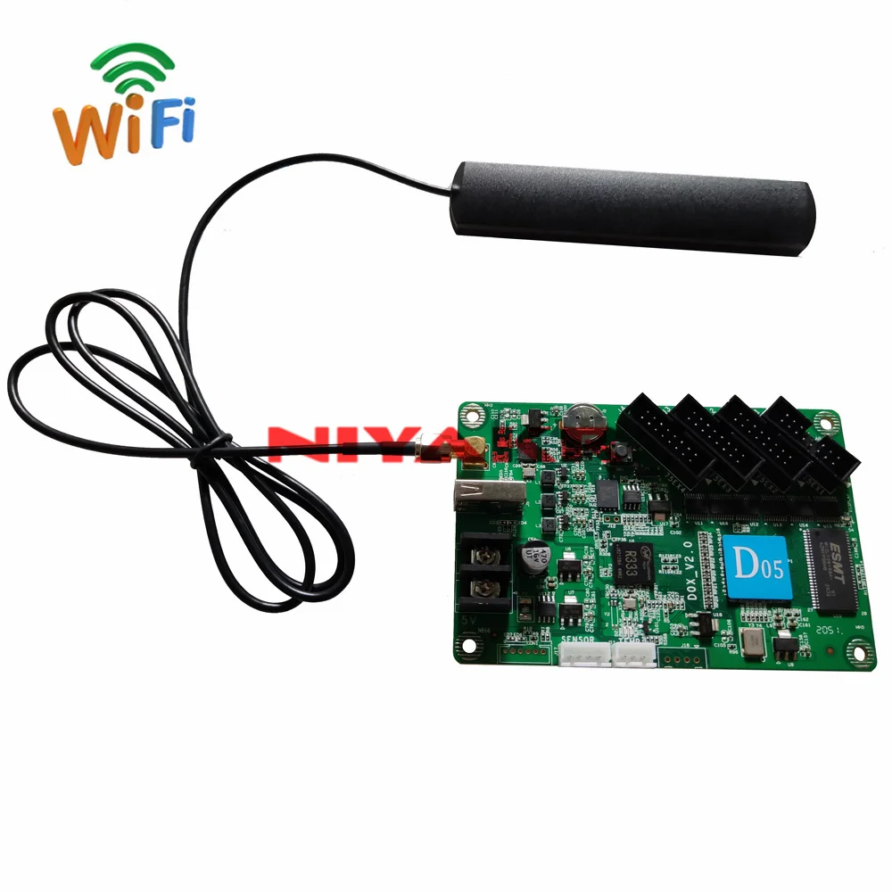 

Huidu Wireless WIFI HD-D05 D16 Asynchronous Full Color LED Display Control Card