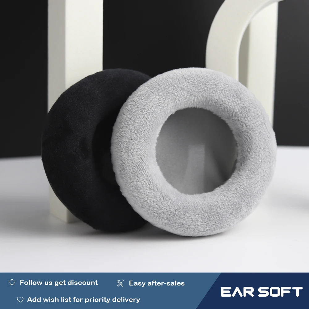 

Earsoft Replacement Cushions for Sony MDR-DS7000 MDR-MA300 Headphones Cushion Velvet Ear Pads Headset Cover Earmuff Sleeve