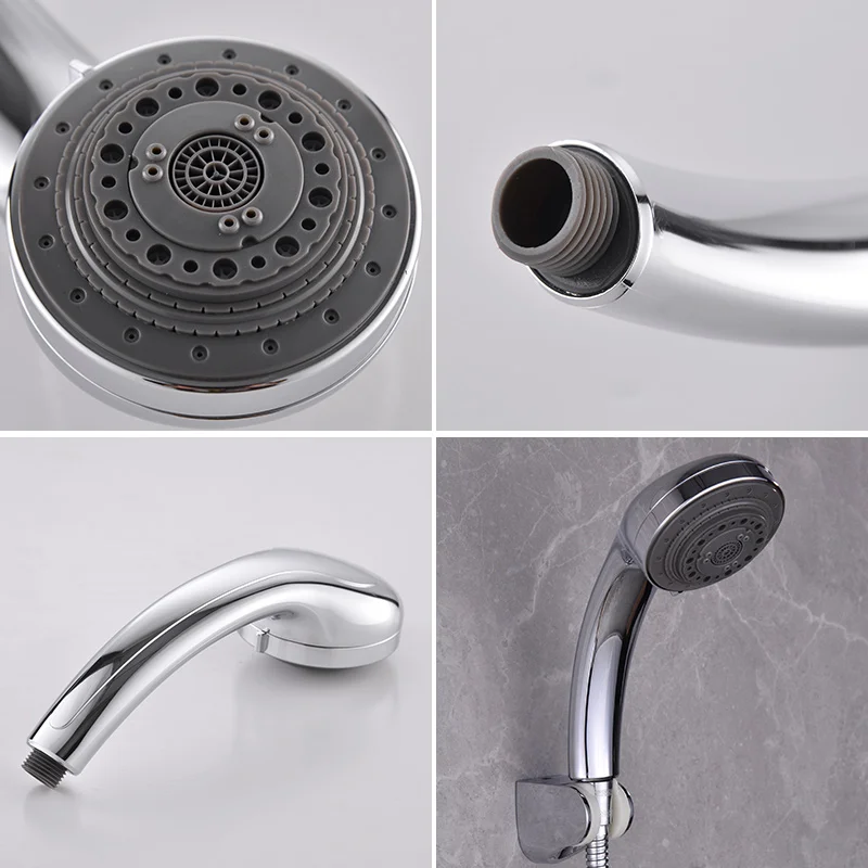 FOHEEL Adjustable 7 Modes High Pressure Shower Head Water Saving SPA Family House Bathroom Necessories Multifunctional Use