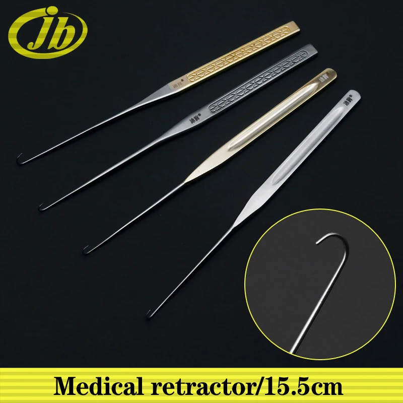 Medical retractor stainless steel 15.5cm sharp head single-end surgical operating instrument cosmetic plastic surgery