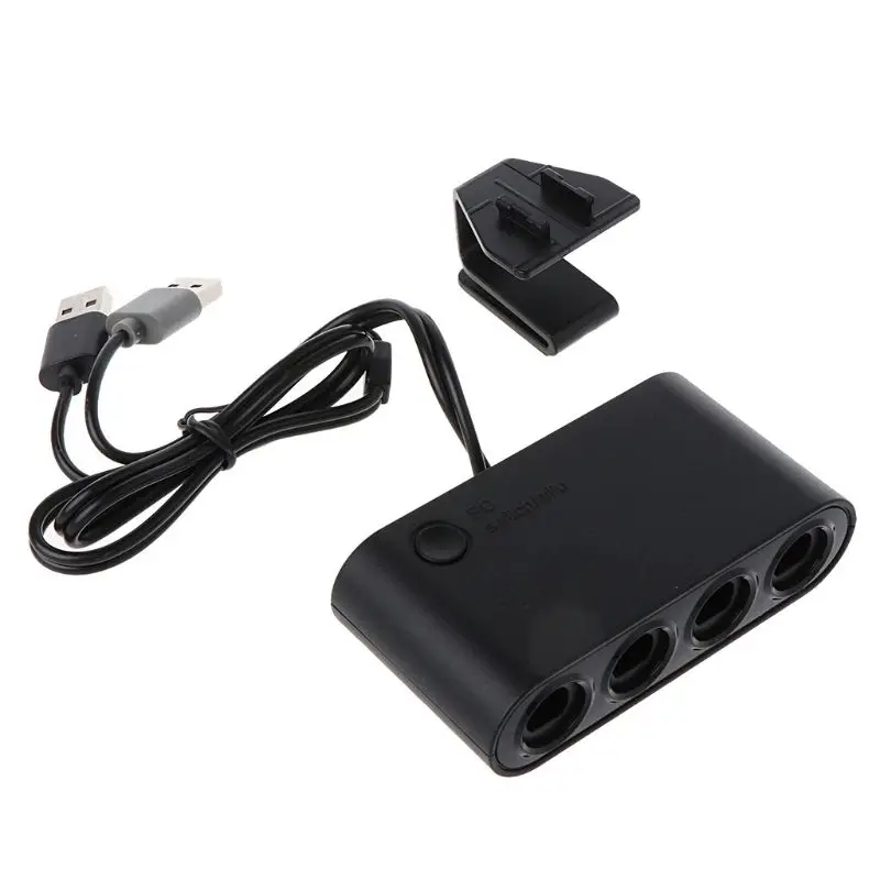 3 In 1 4 Ports GC Handle to Wiiu/PC/Switch Converter Adapter for PC Game GameCube GC Controllers Accessories