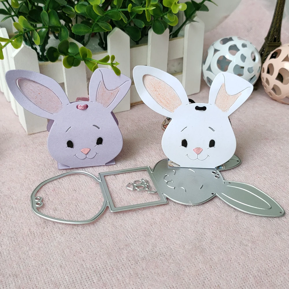 cutting dies Easter 3D Rabbit  metal cutting dies Stencil for DIY Scrapbooking Paper Card Making embossing craft Rabbit dies