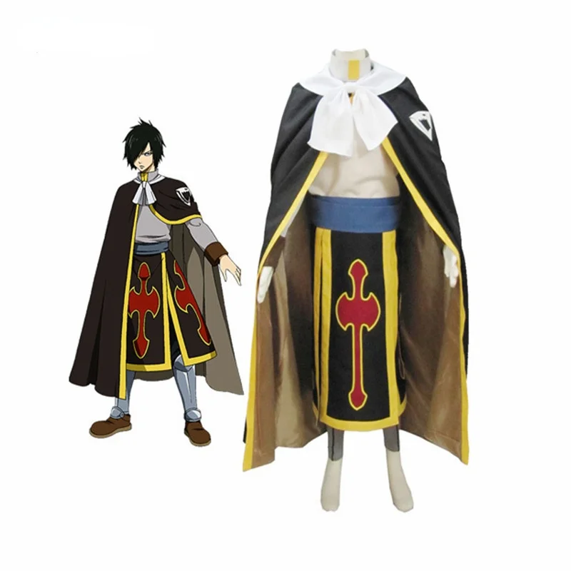 

Black New Fairy Tail Dragon Slayer Shadow Dragon Rogue Cheney Ryos Full set Brand Cosplay Adult Costumes