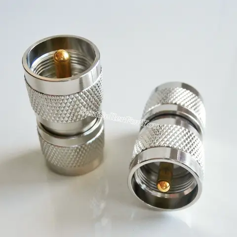 1 st UHF-hane till PL259 PL-259 hane kontakt i serie RF koaxialadapterkontakt 12 best sales pl 259 - №3