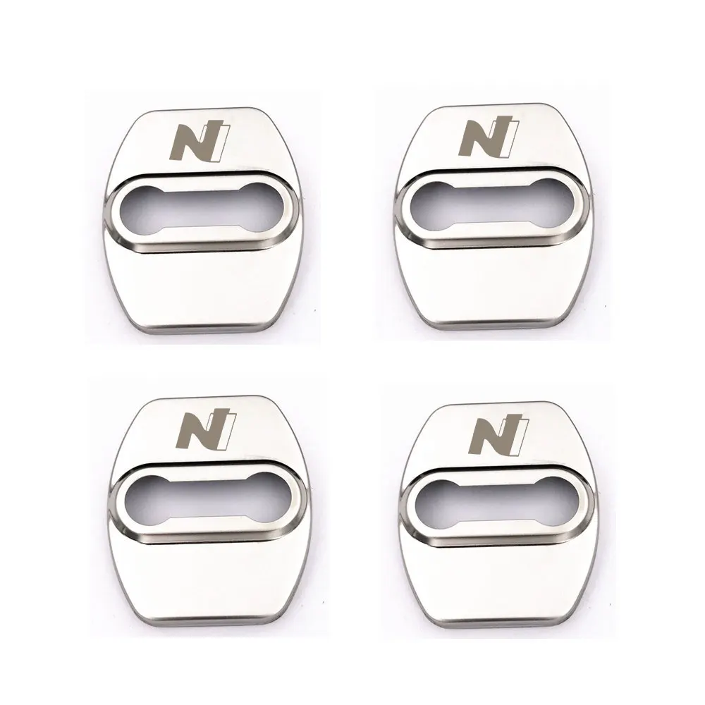 4pcs car door lock cover for Hyundai Tucson Creta I20 I30 N Fastback I30N Veloster KONA activator case styling Accessories