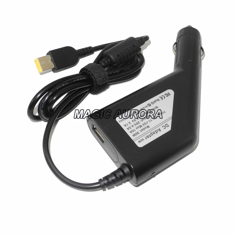 90W 20V 4.5A Carregador de Carro Do Portátil Para Lenovo ThinkPad G500 G505 T440 X240S E431 E531 E431 E360 S3 Adaptador DC fonte de Alimentação