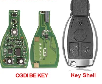 

QSUPOKEY Quality CGDI MB CG BE Key for All Benz FBS3 315MHZ/433M Key Programmer for Benz and Get 1 Free Token for CGDI MB