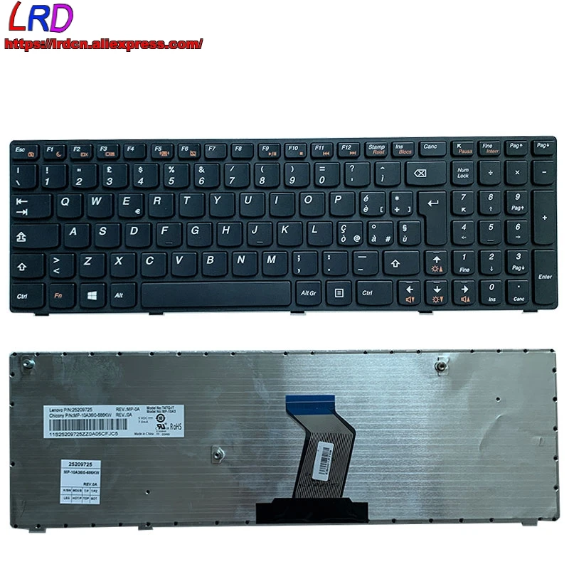 

New Original IT Italian Keyboard for Lenovo B570 B570e B575 B575e B590 Z570 Z575 V570 V570C V575 V580 Laptop 25209725