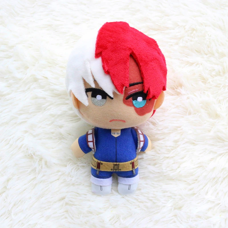 15CM My Hero Academia Anime Izuku Midoriya Katsuki Bakugou Shouto Todoroki Plush Pendant Toy Soft Plush Doll Gift