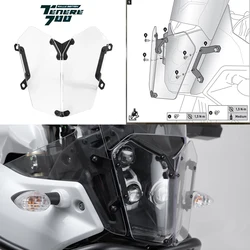 For Yamaha Tenere 700 Grille Headlight Protector Guard Lense Cover Fit Tenere700 2019-2022 Acrylic Motorcycle Accessories