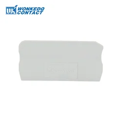 1Pc D-ST2.5-TW End Cover For PT2.5/ST2.5-TW ST/PT TWIN 3-Conductor Connector DIN Rail Terminal Block D-ST 2.5-TW Plastic Plate