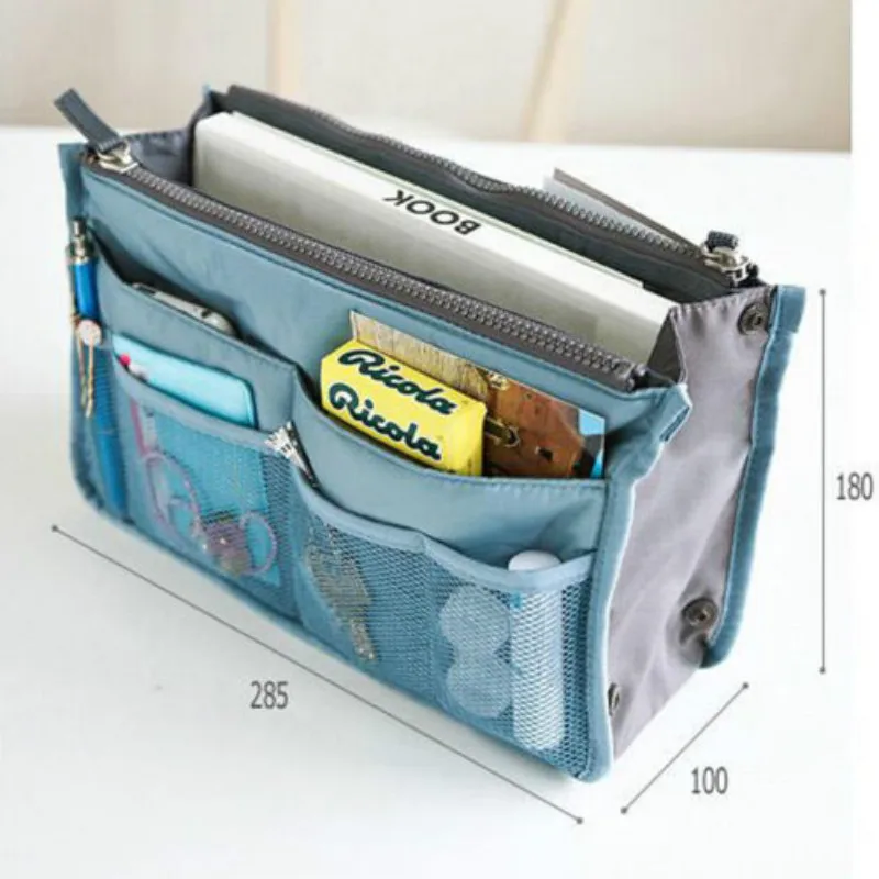 Women Lady Travel Insert Handbag Organizer Purse Large Liner Organizer Tidy Bag Toy Storage Bags