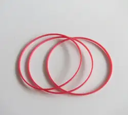 Assortment of 0.9mm Height Red Waterproof Watch Caseback Gasket Plastic O Ring Kit N668 For Watch Back Cover