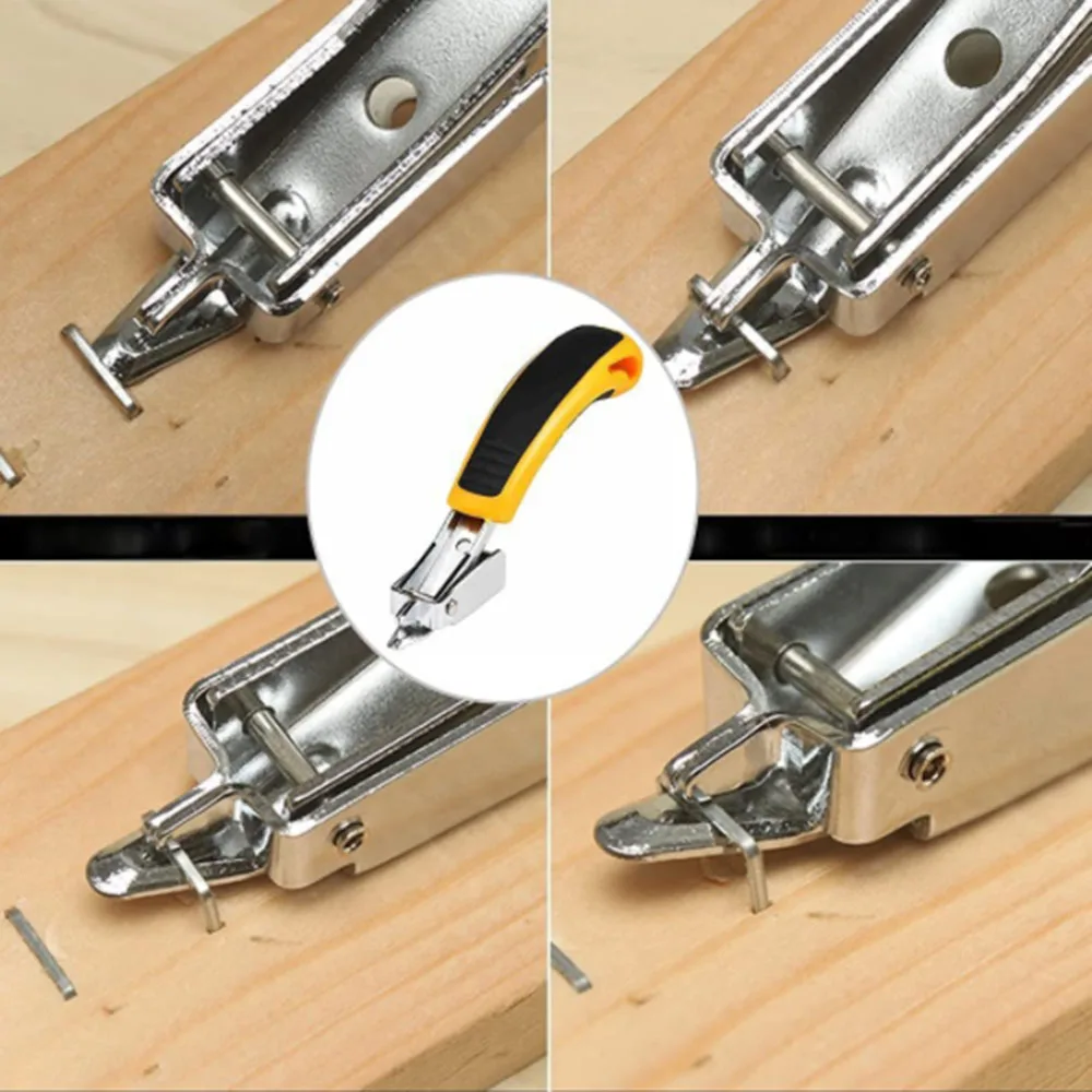 Nail Staple Gun Furniture Stapler For Wood Door Upholstery Framing Rivet Gun Kit Nailers Removing Tool